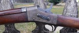 REMINGTON ROLLING BLOCK NO 1 - 7 MM - 30' barrel with adjustable tangent rear sight - 1 of 12