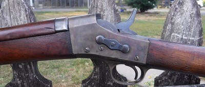 REMINGTON ROLLING BLOCK NO 1 - 7 MM - 30' barrel with adjustable tangent rear sight