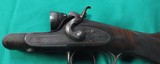 CHARLES DALY PRUSSIAN LINDER DALY SIDE X SIDE SIDELOCK EXTRACTOR WITH HAMMERS AND STEEL BARRELS - 2 of 13