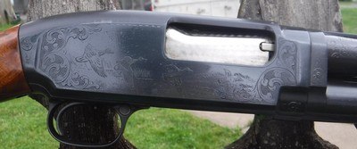 WINCHESTER MODEL 12 - 20 GAUGE- PIGEON GRADE WITH NUMBER FIVE ENGRAVING - Image 7 of 16