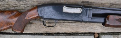WINCHESTER MODEL 12 - 20 GAUGE- PIGEON GRADE WITH NUMBER FIVE ENGRAVING - Image 12 of 16