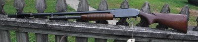 WINCHESTER MODEL 12PUMP ACTION - 12 GA. FIELD - BARREL CUT TO 22