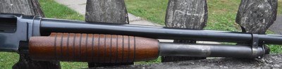 WINCHESTER MODEL 12PUMP ACTION - 12 GA. FIELD - BARREL CUT TO 22