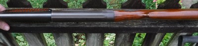 ITHACA MODEL 37 - 12 GAUGE PUMP ACTION SHOTGUN - PLAIN BARREL WITH POLY CHOKE - Image 9 of 9