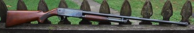 ITHACA MODEL 37 - 12 GAUGE PUMP ACTION SHOTGUN - PLAIN BARREL WITH POLY CHOKE - Image 2 of 9