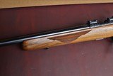 ENGRAVED COOPER 57M 22LR WITH CHECKERED BOLT/ TALLEY BASES BOX, CORRECT END LABEL, QUALITY CONDITION - 2 of 15