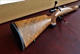 ENGRAVED COOPER 57M 22LR WITH CHECKERED BOLT/ TALLEY BASES BOX, CORRECT END LABEL, QUALITY CONDITION - 9 of 15