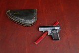 BABY BROWNING .25 CALIBER BELGIUM BROWNING BLUED VERY CLEAN - 1 of 15