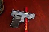 BABY BROWNING .25 CALIBER BELGIUM BROWNING BLUED VERY CLEAN - 7 of 15