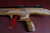 KIMBER OF OREGON IN THE MODEL 84 SUPER PREDATOR PISTOL .223 WITH WRAP CHECKERING, FRENCH WALNUT AND FACTORY ISSUED CARRYING CASE - 4 of 15
