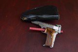 BELGIUM BROWNING RENAISSANCE 1071 .380 IN SUPERB CONDITION WITH RED FELT BROWNING LEATHER POUCH - 15 of 15