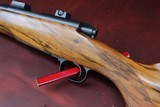 DAKOTA 22 WITH OPTIONS "FRENCH WALNUT, WRAP CHECKERING, INLETTED SWIVEL STUDS "LEUPOLD BASES, 5 PANEL CHECKER BOLT, JEWEL TRIGGER" - 4 of 15