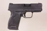 SPRINGFIELD XDS-9 9MM USED GUN INV 173590 - 1 of 2