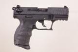 WALTHER P22 22LR USED GUN INV 173732 - 1 of 2