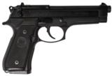 BERETTA 92FS 9MM USED GUN INV 186874 - 1 of 2