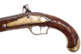 GERMAN FLINTLOCK PISTOL 60 CAL BLACK POWDER USED GUN INV 1184 - 11 of 12