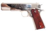 Colt 1911A1 Series 70 Nicklel 45.ACP INV 198236 - 2 of 2