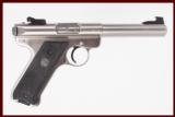 RUGER MARK-II TARGET 22LR USED GUN INV 204681 - 1 of 2