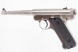 RUGER MARK II SS 22 LR USED GUN INV 204152 - 4 of 4