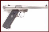 RUGER MARK II SS 22 LR USED GUN INV 204152 - 1 of 4