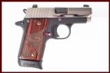 SIG SAUER P238 380 ACP USED GUN INV 205284 - 1 of 5