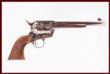 COLT SAA NICKEL 45 LONG COLT USED GUN INV 202204 - 1 of 7