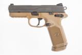 FNH FNX-45 FDE 45 ACP USED GUN INV 205871 - 4 of 4