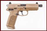 FNH FNX-45 45 ACP USED GUN INV 206263 - 1 of 4