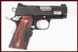 KIMBER ULTRA CARRY II 45ACP USED GUN INV 207021 - 1 of 2