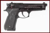 BERETTA 92FS 9MM USED GUN INV 208050 - 1 of 2