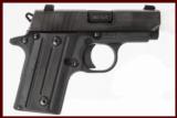 SIG SAUER P238 380 ACP NEW GUN INV 207630 - 1 of 4