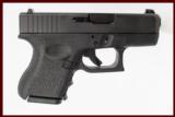 GLOCK 26 GEN3 9MM USED GUN INV 208527 - 1 of 2