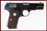 COLT 1908 32RIMLESS USED GUN INV 208390 - 1 of 5