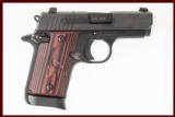 SIG P938 9MM USED GUN INV 209204 - 1 of 2