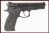 CZU 75 B OMEGA 9MM USED GUN INV 210540 - 1 of 2