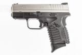 SPRINGFIELD ARMORY XDS-9 SS 9MM USED GUN INV 210713 - 2 of 2