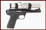 RUGER TARGET 22/45 MKIII 22LR USED GUN INV 210877 - 1 of 2