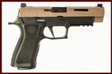 SIG P320 VTAC 9MM USED GUN INV 211050 - 1 of 2