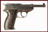 WALTHER P38 9MM USED GUN INV 211543 - 1 of 2