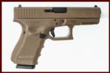 GLOCK 19 GEN4 FDE USED GUN INV 211910 - 1 of 2