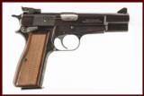BROWNING HI-POWER 9MM USED GUN INV 212086 - 1 of 2