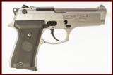 BERETTA 92 CC II 9MM USED GUN INV 212097 - 1 of 2