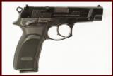 BERSA THUNDER-9 9MM USED GUN INV 212101 - 1 of 2