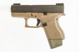 GLOCK 43 BI-TONE 9MM USED GUN INV 212144 - 2 of 2