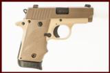 SIG P238 380ACP USED GUN INV 212267 - 1 of 2