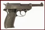 WALTHER P38 9MM USED GUN INV 212260 - 1 of 2
