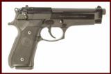 BERETTA 92FS 9MM USED GUN INV 212720 - 1 of 2
