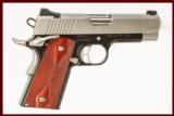 KIMBER 1911 COMPACT CDP II 45ACP USED GUN INV 213555 - 1 of 2