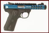 RUGER 22/45 LITE BLUE 22LR USED GUN INV 213630 - 1 of 2