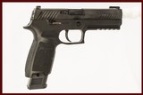 SIG P320 TAC OPS 9MM USED GUN INV 214077 - 1 of 2